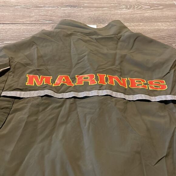 New Balance Marines Green Zip Up Jacket Women's Size Xsmall Short - Picture 5 of 5